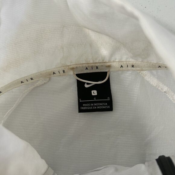 Nike Air Jacket Womens L White Water Repellent‎ Running - Picture 6 of 8